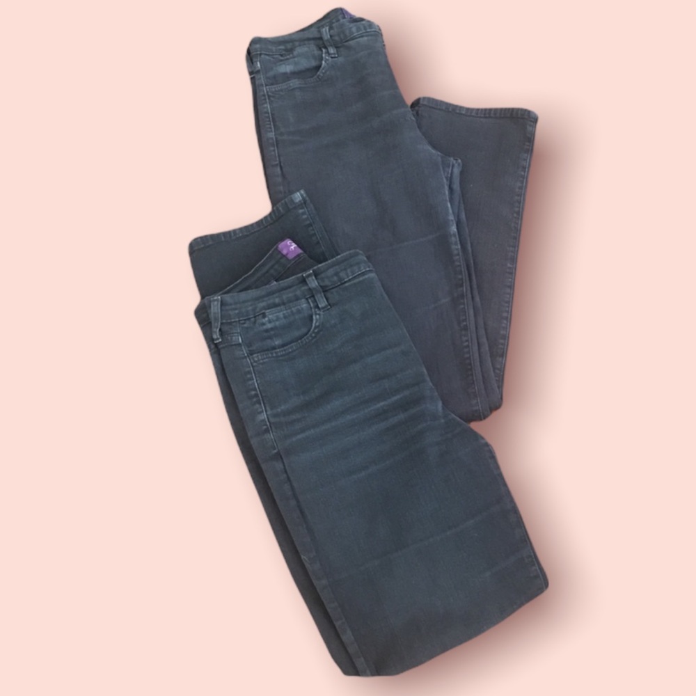 Bundle of 2 NYDJ Black Jeans - Picture 2 of 7